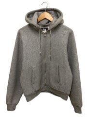 画像：Relaxed Zip Hoodie/ジップパーカー/M/コットン/GRY/無地/118571