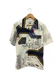 画像：TEDDY/C-SHIRT.SS/開襟シャツ/半袖シャツ/L/コットン/マルチカラー/総柄