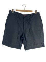 画像：ショートパンツ/36/コットン/BLK/無地