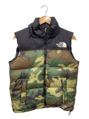 画像：NOVELTY NUPTSE VEST_ノベルティヌプシベスト/S/ナイロン/BLK/カモフラ