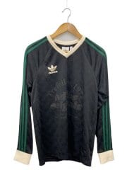 画像：長袖Tシャツ/S/ポリエステル/BLK/IS1297