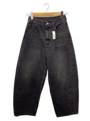 画像：ワイドパンツ/M/コットン/BLK/1614-199-6183