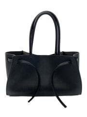 画像：トートバッグ/フェイクレザー/BLK/無地/09WGB251505