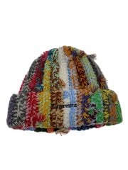 画像：ニットキャップ/--/マルチカラー/総柄/メンズ