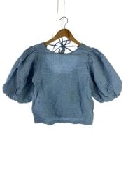 画像：半袖ブラウス/XS/コットン/BLU/PC9-17798-0005