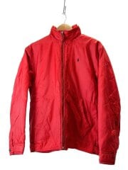 画像：ナイロンジャケット/XL/ナイロン/RED/袖汚れ・ジップ紐切れ有