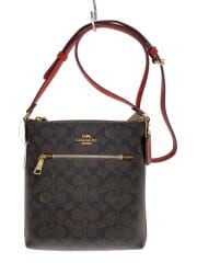 画像：ショルダーバッグ/レザー/BRW/総柄/CW325