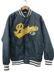 画像：スタジャン/L/ナイロン/GRN/we21wn12-m0006