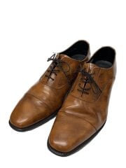 画像：ストレートチップビジネスシューズ/24.5cm/BRW/レザー/725R