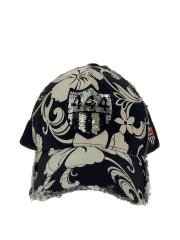 画像：キャップ/FREE/コットン/BLK/花柄/メンズ