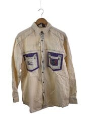 画像：EXHAUST/長袖シャツ/S/コットン/IVO