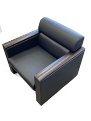 画像：シングルソファ/BLK