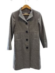 画像：チェスターコート/40/ウール/GRY/無地