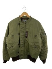画像：フライトジャケット/38/ナイロン/GRN/無地/22wp75