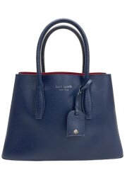 画像：ハンドバッグ/レザー/NVY