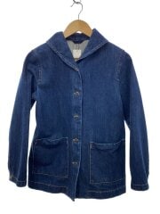 画像：Gジャン/L/コットン/NVY/無地/301-29007