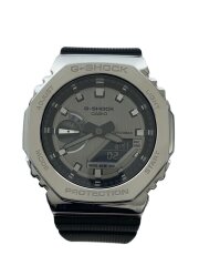 画像：クォーツ腕時計_G-SHOCK/デジアナ/SLV/BLK