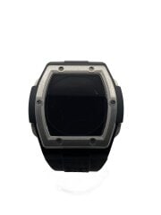 画像：腕時計/デジアナ/ラバー/BLK/BLK