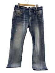 画像：ボトム/34/デニム/BLU/無地