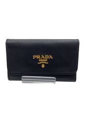 画像：キーケース/レザー/BLK/無地/レディース