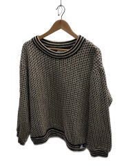 画像：ニット・セーター(厚手)/L/ウール/IVO/総柄