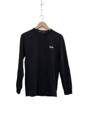 画像：長袖Tシャツ/S/コットン/BLK
