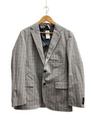 画像：テーラードジャケット/48/コットン/GRY/チェック
