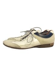 画像：ローカットスニーカー/25.5cm/WHT/レザー/HS-6009