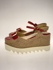 画像：サンダル/35.5/RED/厚底