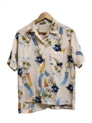 画像：半袖シャツ/ポリエステル/総柄