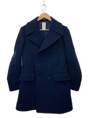 画像：ピーコート/38/ウール/NVY/無地