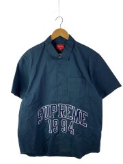 画像：20SS/ARC LOGO/半袖シャツ/L/コットン/NVY