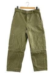 画像：BELTED UTILITY PANTS/カーゴパンツ/29/コットン/KHK/OM01104WD4012//
