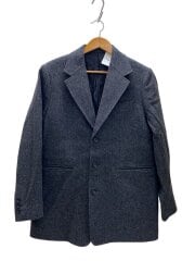 画像：WOOL SINGLE BREASTED JACKET/36/ウール/GRY/25AMSJK03