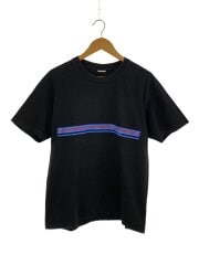 画像：Tシャツ/M/コットン/BLK/プリント