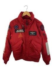 画像：フライトジャケット/M/ポリエステル/RED/6102176