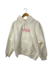 画像：25FW/Box Logo Hooded Sweatshirt White/パーカー/L/コットン/WHT/無地
