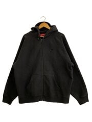 画像：ジップパーカー/XL/コットン/BLK//