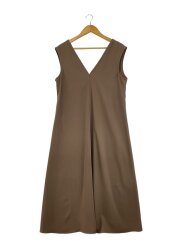 画像：ノースリーブワンピース/38/ポリエステル/BRW/アニマル/127-57415