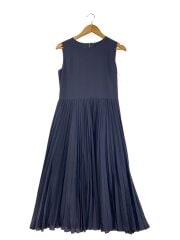 画像：ノースリーブワンピース/38/ポリエステル/NVY/127-58014