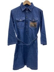 画像：長袖ワンピース/42/コットン/IDG/無地/625069　XDA93