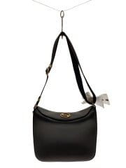 画像：ショルダーバッグ/レザー/BLK