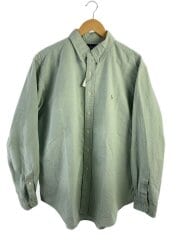 画像：CLASSIC FIT/BD/オックス/長袖シャツ/17.5/コットン/GRN