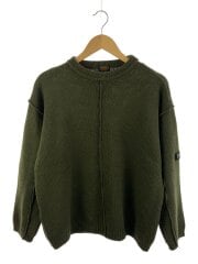 画像：ニット・セーター(薄手)/M/ウール/KHK/F2-0052