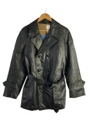 画像：MONGUZZIM MILANO/ユーロ/40s/カーコート/52/レザー/BLK