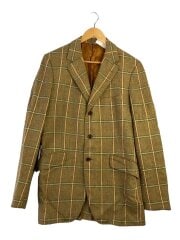 画像：80s/3B/センターベント/テーラードジャケット/--/--/KHK/チェック