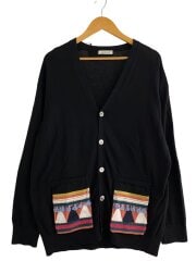 画像：23AW/トライバルフラシカーディガン/3/コットン/BLK/UP2C4901//