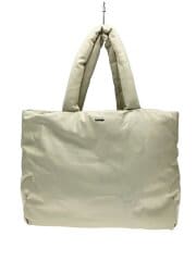 画像：トートバッグ/フェイクレザー/GRY/K609855//