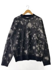 画像：ニット・セーター(厚手)/3/モヘア/BLK/総柄/YK25FW01110S//