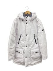 画像：ダウンジャケット/L/ポリエステル/WHT/無地/MC27350NF